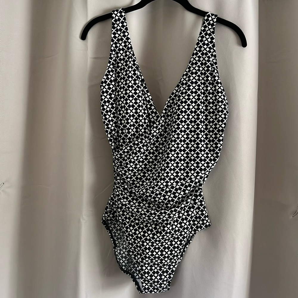 LL Bean woman’s one piece bathing suit.
